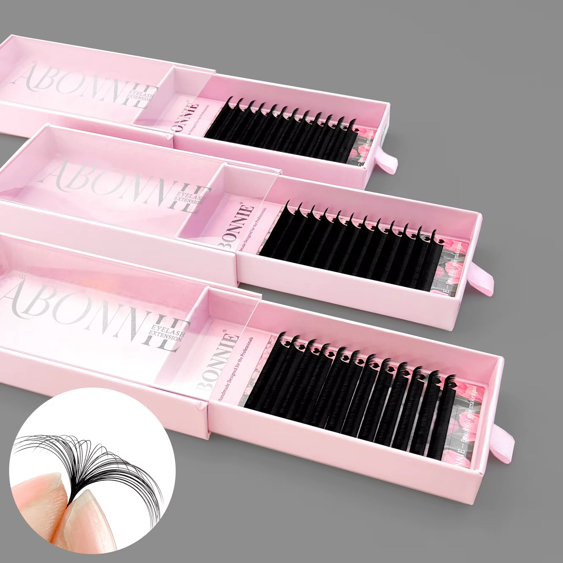 Lash Tray Matte Dark Black Volume