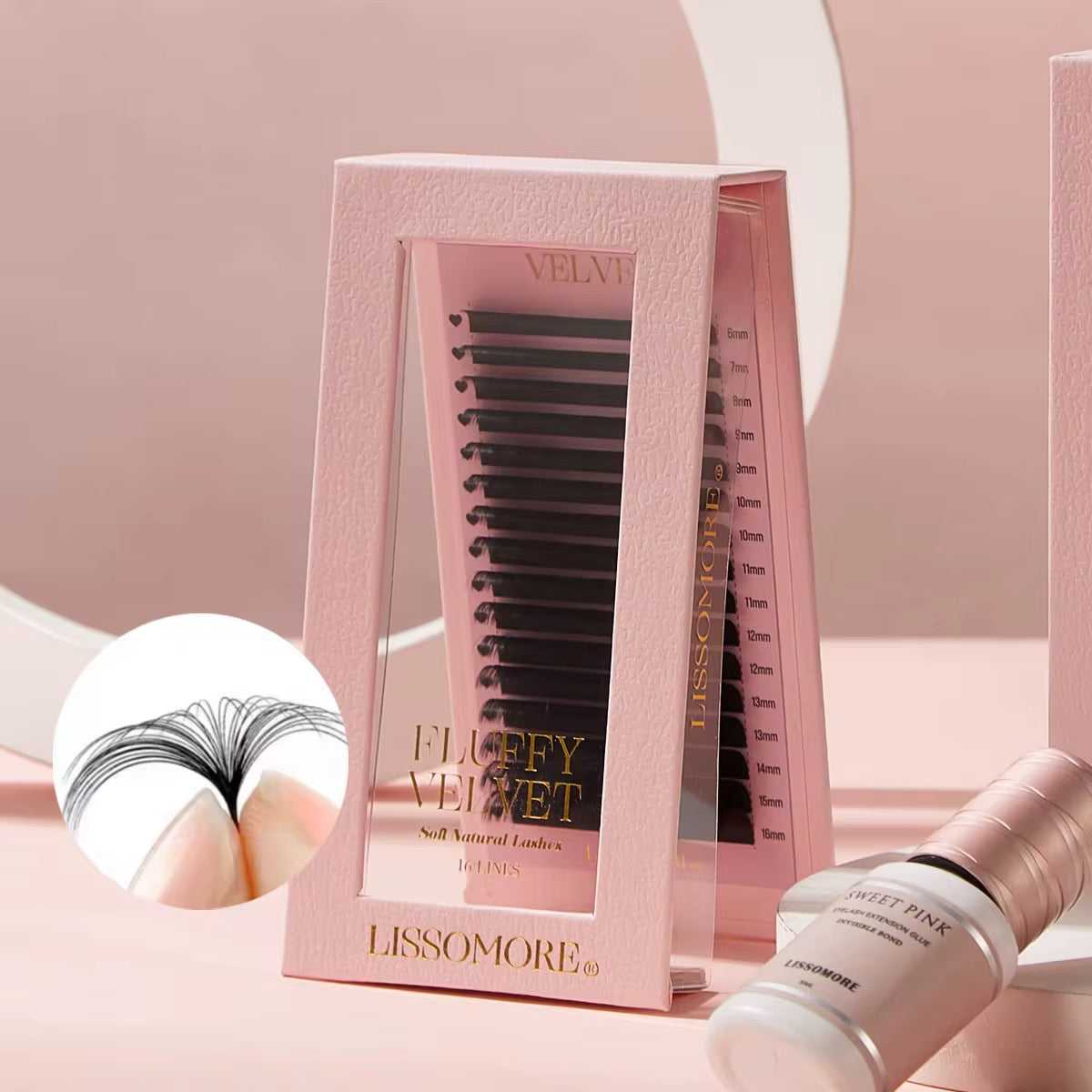 Fluffy Velvet Lashes tray 6-16mm