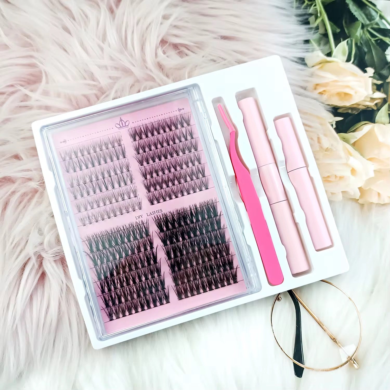 Lashes clusters kit