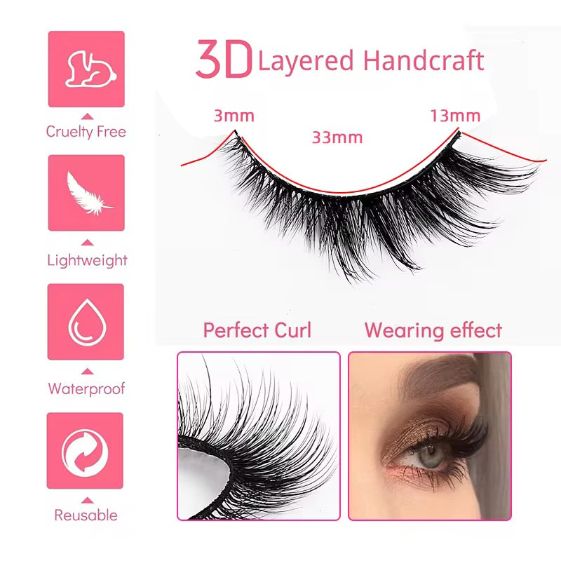 5-Pair False Lash Set – Signature Lash Empress Styles